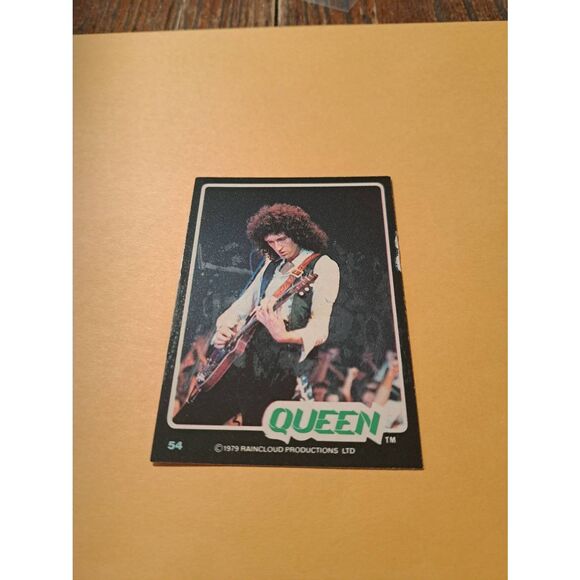 Vintage 1979 Raincloud Productions Queen Trading Card #54 Rock Band Memorabilia - Picture 2 of 3